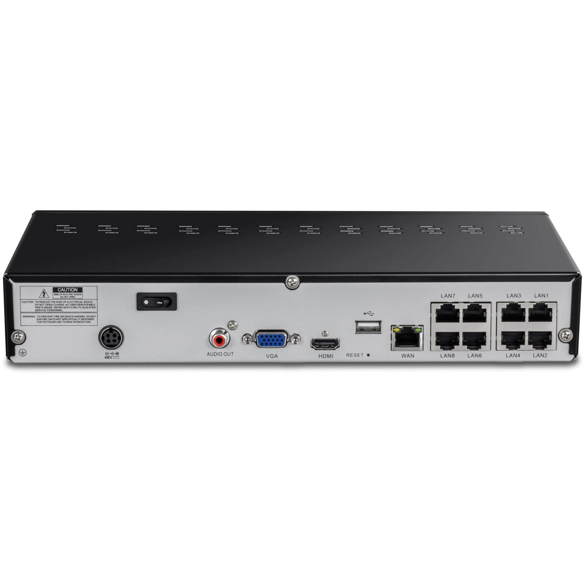TRENDNET - TV-NVR1508 - 8 Channel 4K UHD PoE+ NVR
