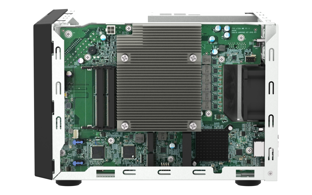 QNAP - TVS-h874-i5-32G-US - QNAP Ultra-High Speed 8 Bay NAS Intel Core i5-12400 6C/12T, 32GB RAM DDR4 RAM