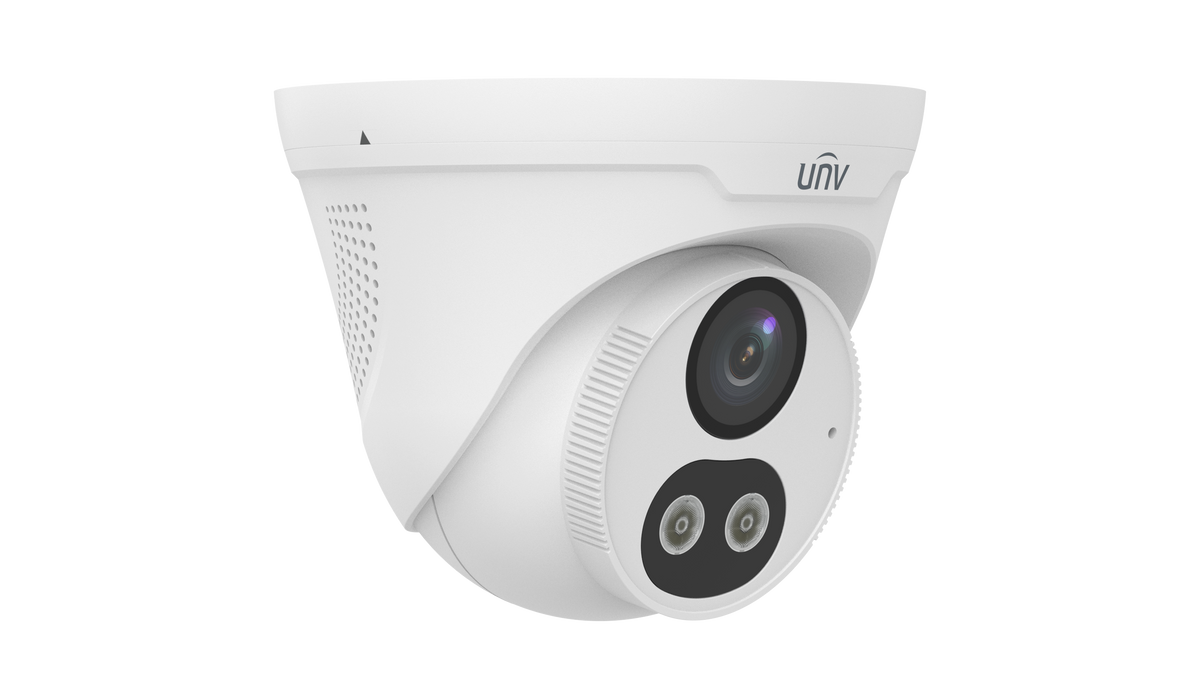 UNV - UAC-T142-ACF40LM-DL - 2MP Dual Light Analog 2-Way Talk Turret 4.0mm