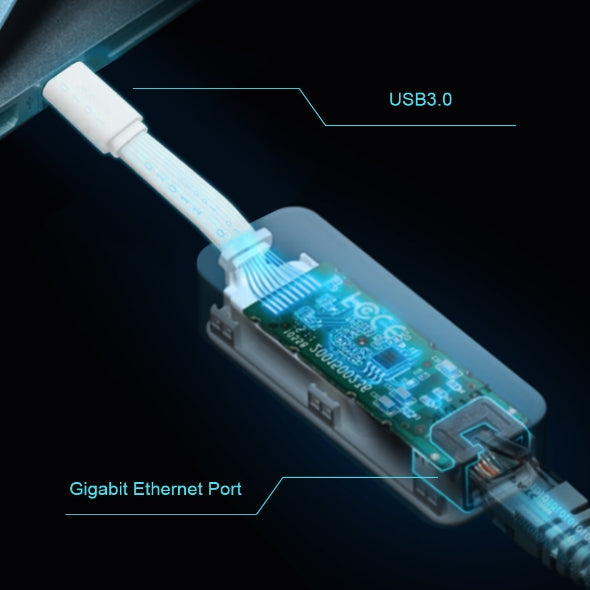 TP-Link - UE300C - USB TYPE-C TO RJ45 GIGABIT CTLR ETHERNET NETWORK ADAPTER