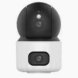 UNV - Uho-S3S-M55D - 5MP dual lens indoor Wi-Fi PT camera, 4.0mm fixed lens, 10m IR, 10m WL, Mic&speaker, SD card slot, human/vehicle/pet/crying detection