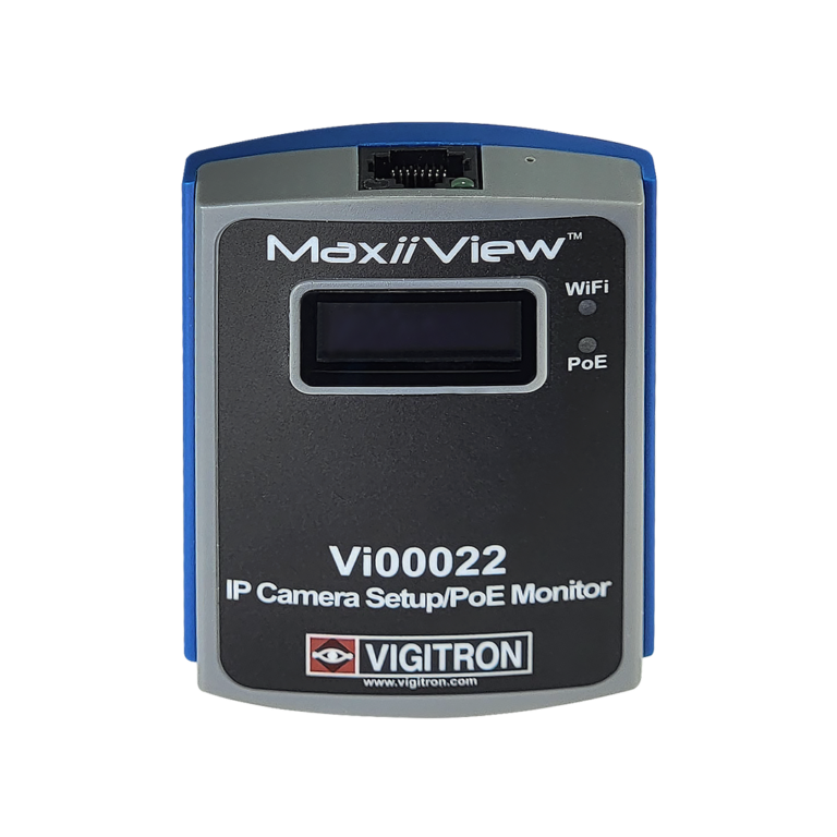 Vigitron - Vi00022 - MaxiiView WiFi IP Camera Setup & 30W PoE Test Tool