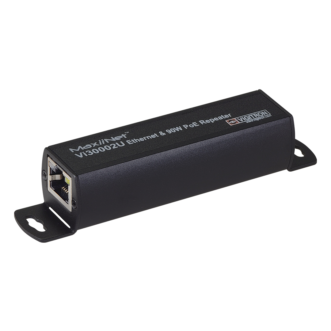 Vigitron - Vi30002U - 10/100 MaxiiNet Ethernet & af/at/bt 90W PoE Repeater