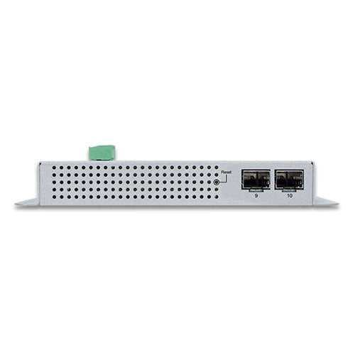 Planet - WGS-5225-8P2S - IP30, IPv6/IPv4, L2+ 8-Port 10/100/1000T 802.3at PoE + 2-Port 1G/2.5G SFP Wall-mount Managed Switch