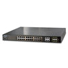 PLANET - WGSW-28040P - IPv6 Managed 24-Port 802.3af PoE Gigabit Ethernet Switch + 4-Port SFP (180W)