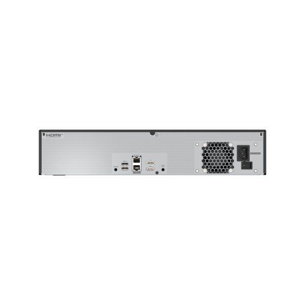 Hanwha - WRN-1632-8TB - 2U WAVE NVR (Intel based) with 4 Professional licenses, 8TB RAW, supports: 32 channels, Wisenet WAVE pre-installed, H.264/H.265/MJPEG, 4 fixed internal SATA HDDs (10TB max per HDD), Wisestream technology, HDMI/DP output, Dual 