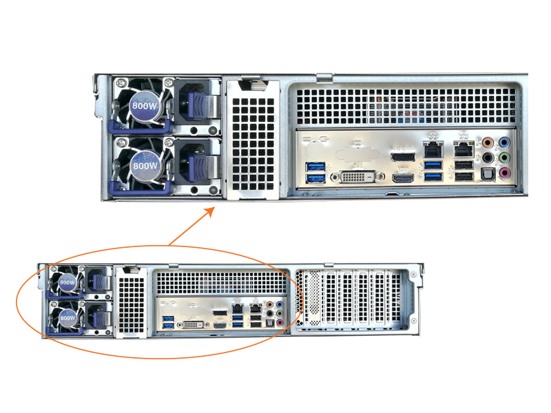 Hanwha - WRR-5301-42TB - Wisenet WAVE optimized 2U rack server-42TB