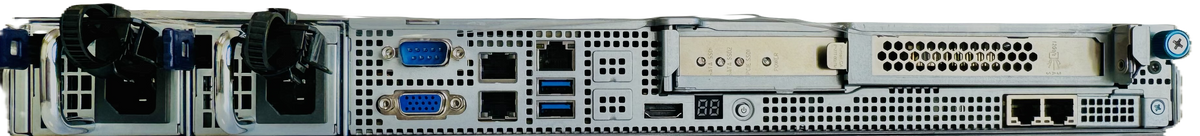 Hanwha - WRR-P-E201S-64TB - 1U Wisenet WAVE Network Video Recorder with 4 Professional licenses, Wisenet WAVE pre-installed, 64TB raw (43TB usable after disk formatting & RAID 5 configuration), 470 Mbps recording B/W, 4 HDD Bay (3.5