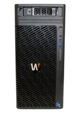 Hanwha - WRT-P-3104L-4TB - Mini-tower form factor Wisenet WAVE Network Video Recorder with 4 Professional licenses, Wisenet WAVE pre-installed, 4TB raw, 170 Mbps recording B/W, (1) 3.5" HDD, (14th Gen) Intel Core i3, 16GB RAM, 256 GB SSD OS Drive, Ub