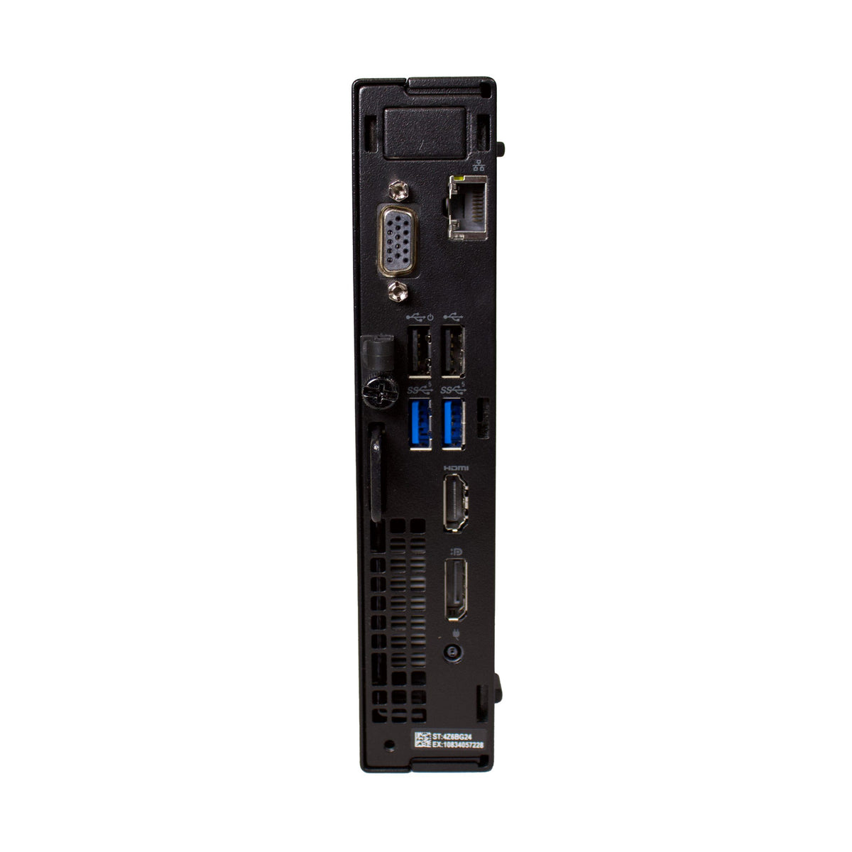 Hanwha - WWT-P-7204ML - Micro form factor Wisenet WAVE Client Workstation for 2 monitor output, Wisenet WAVE pre-installed, (14th Gen) Intel Core i7, 16GB RAM, 256GB SSD OS Drive, Ubuntu Linux 22.04 LTS, Single GbE NIC, (1) VGA, (1) HDMI, (1) Display