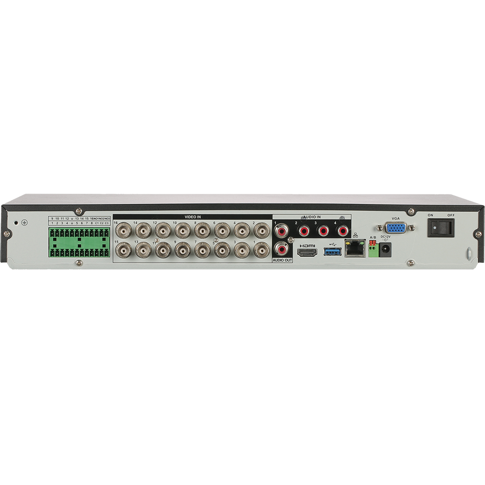 Dahua - X52B3A10 - 16CH Analytics+ Penta-brid XVR H.265 5M-N 1U 2 SATA Bays, 10TB
