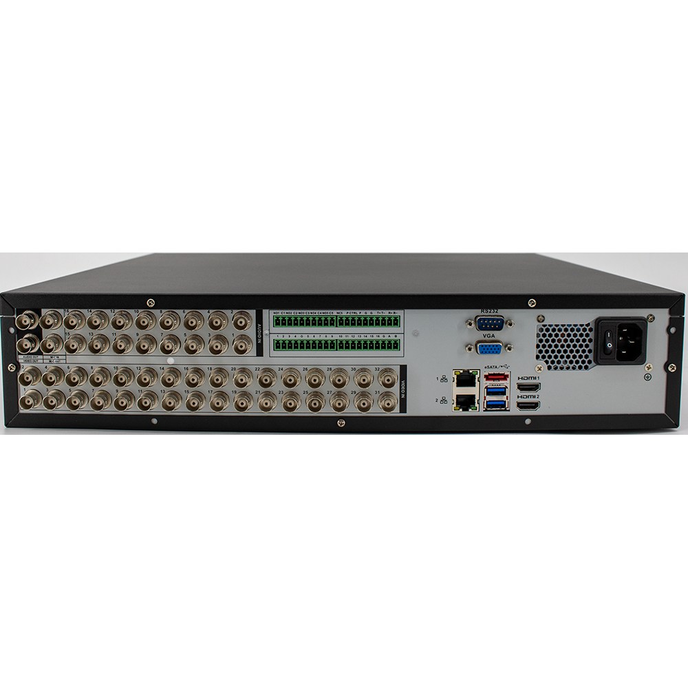 Dahua - X88B5S4 - 32CH Analytics+ Penta-brid XVR H.265 4K 2U 8 SATA Bays, 4TB