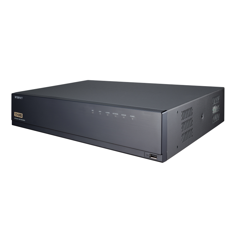 Hanwha - XRN-1610SA-28TB - WiseNet X Series 16-Channel 12MP PoE+ NVR with 28TB HDD
