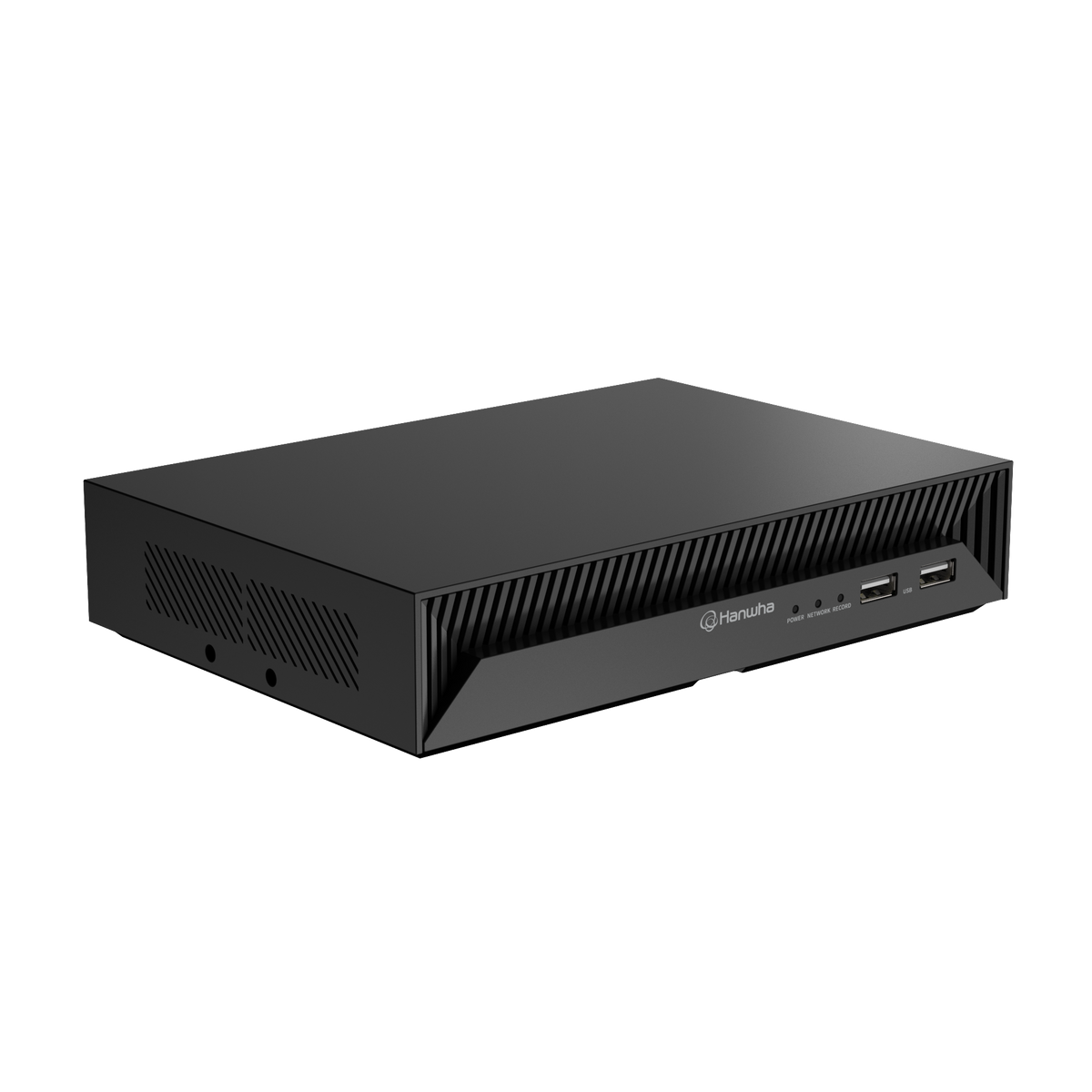 Hanwha - XRN-426S-1T - 4K NVR (Intel based), 4CH with 4 PoE/PoE+ ports (PoE Budget 50W), 1TB SSD, H.265/H.264/MJPEG, SUNAPI, ONVIF, ARB (Automatic Recovery Backup) & Failover (N+1), Up To 40 Mbps Recording / Up To 32 Mbps Playback, Dual Stream Record