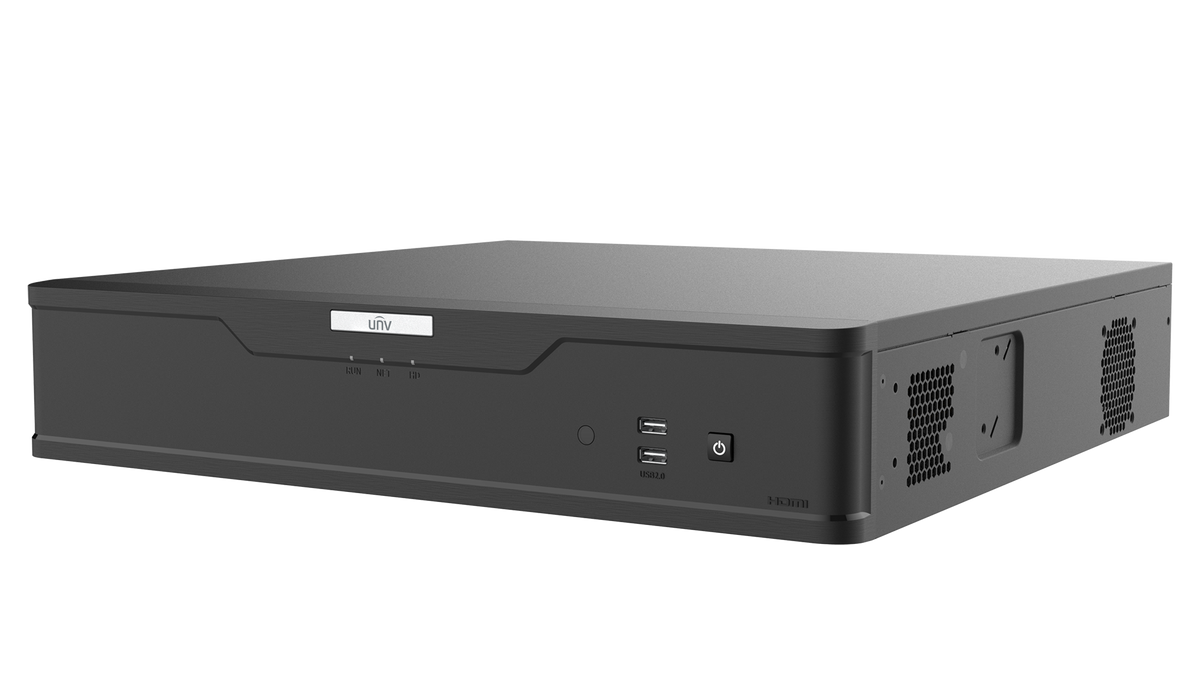 UNV - XVR308-32Q3 - UNV 8 Hard Disks 32-Channel 5MP TVI CVI AHD H.265 Hybrid Network Video Recorder, Audio over Coax