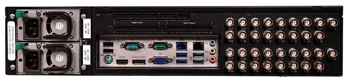 ExacqVision - IP08-08T-2ZL-2 - 6TB Z Series IPS 2U Recorder Professional Client Linux with 8 IP Cameras Licenses