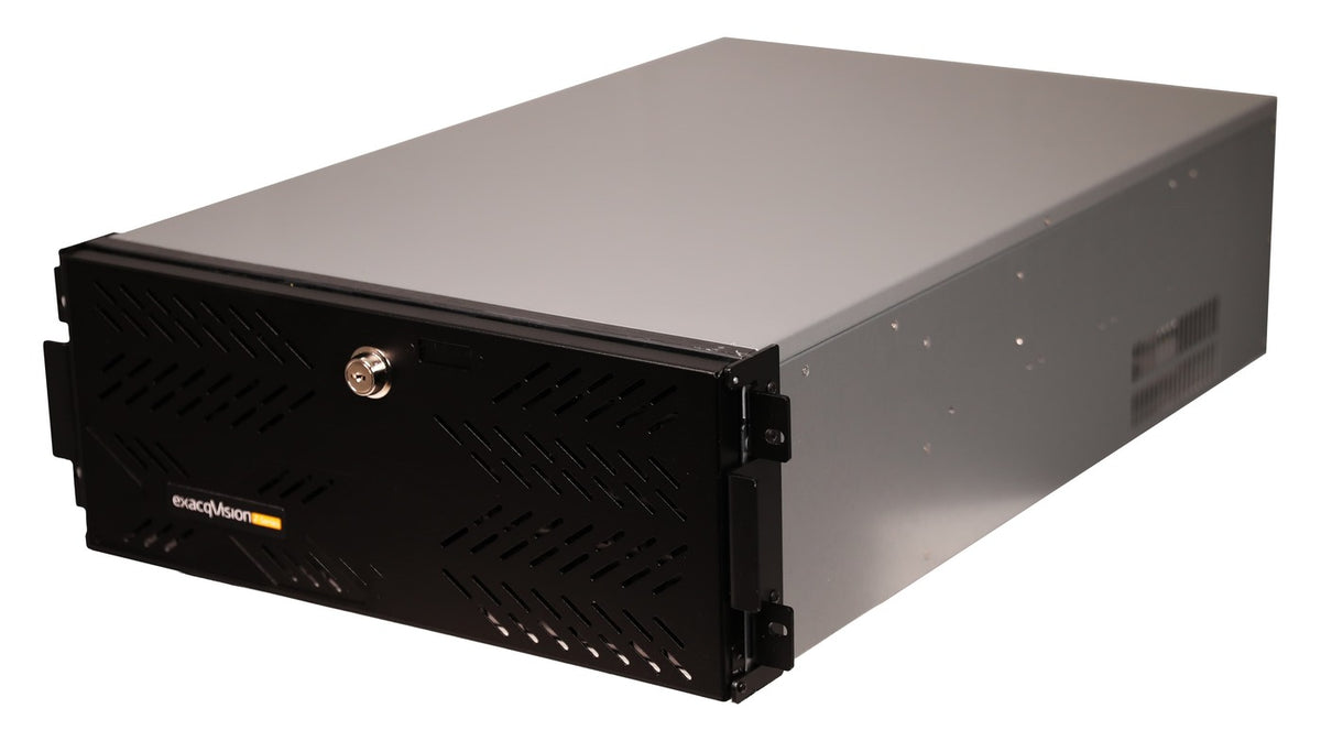 ExacqVision - 4808-32T-R4ZL - 24 TB Z-Series hybrid 4U recorder professional linux with 8 IP cameras licenses and 48 analog inputs