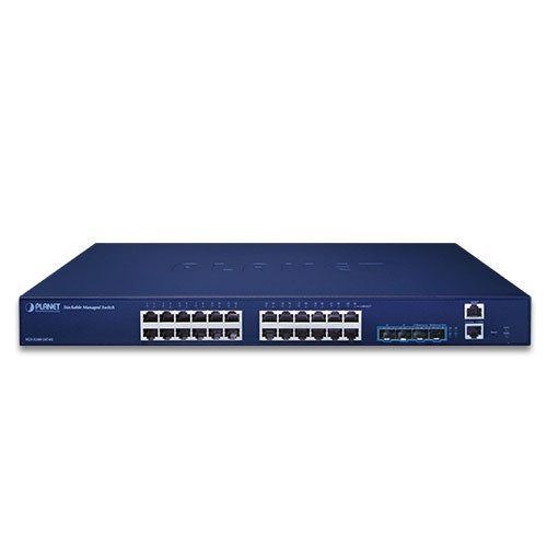 Planet - SGS-5240-24T4X - Layer 2+ 24-Port 10/100/1000T + 4-Port 10G SFP+ Stackable Managed Switch
