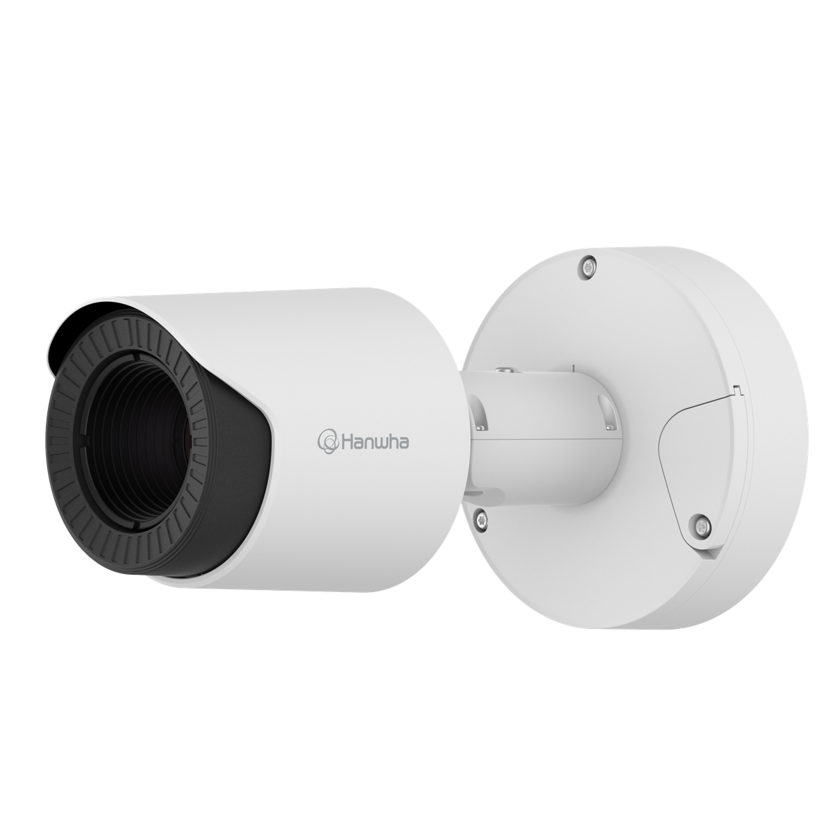 Hanwha - TNO-C3060T - Wisenet T network thermal compact bullet camera, 384 x 288 (uncooled); ＜20mK (NETD), Max 768 x 576 @ 30fps resolution support, 35mm fixed focal lens (HFoV: 10.7o), Triple codec H.265/H.264/MJPEG with Wisestream II and WiseStream