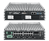 Qumulex - QXE730-16 - QxEnergy 730 - Ruggedized small form factor gateway for harsh environments and mobile applications, 02TB - 16 Ports PoE+. Up to 32 cameras or 64 total resources.