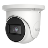 AVYCON - AVC-ELN41FT/2.8 - (NDAA) 4MP IP H.265 IR Turret, 30fps@2560x1440, True D&N (ICR), 2.8mm Fixed Lens, Built-in Mic, DC12V, PoE Built-in, Basic AI, White