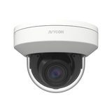 AVYCON - AVC-NKD51M - 5MP (2592x1944), H.265+ Indoor Dome IP Camera, InfiniteStar™, True WDR, AI with FD, 5MP@30FPS, Triple Stream, 2.7-13.5mm Motorized A/F Lens, 147ft Smart IR's, Audio In/Out, Alarm In/Out, MicroSD, Onvif, DC12V / PoE, White, Made 