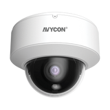 AVYCON - AVC-VNN41FLT/2.8 - (NDAA) 4MP IP H.265 IR Vandal Dome, 30fps@2560x1440, True D&N (ICR), True WDR, 2.8mm Fixed Lens, 24 Smart IR LED's, 1 Audio in, Built-in MIC, DC12V, PoE Built-in
